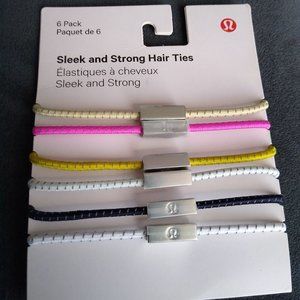 Brand New with Tags Lululemon Sleek and Strong Hair Ties